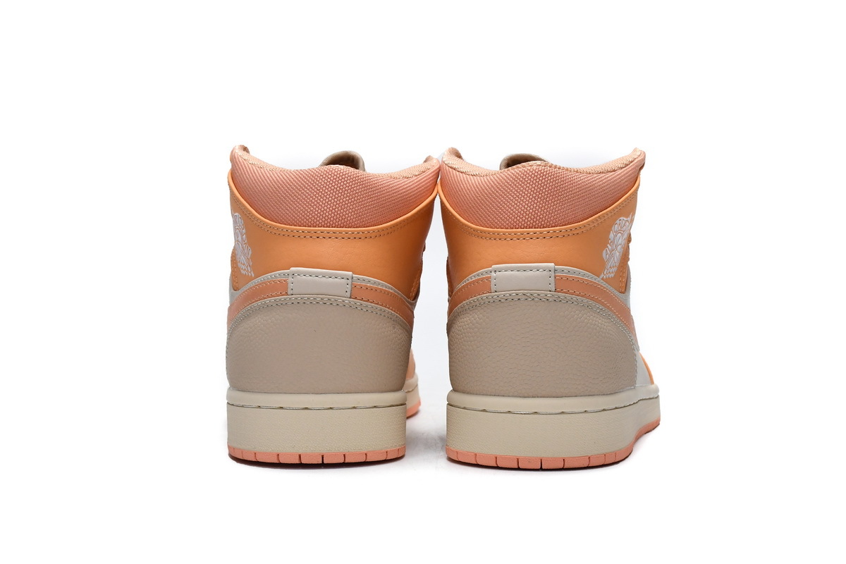 Jordan 1 Mid Apricot Orange (Mid Quality)