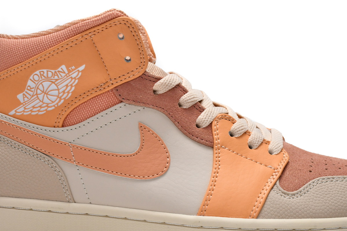 Jordan 1 Mid Apricot Orange (Mid Quality)