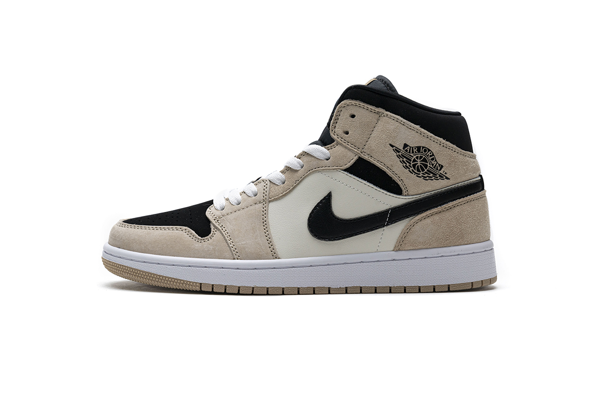 Jordan 1 Mid Barely Orange Light Violet (Mid Quality)