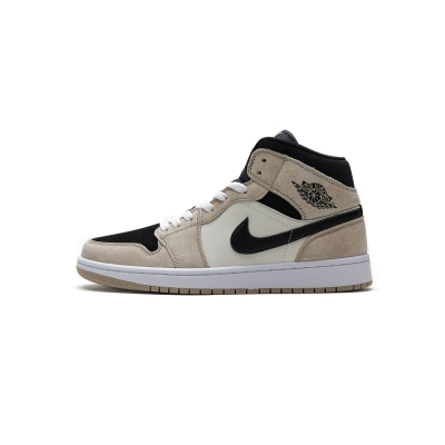 Jordan 1 Mid Barely Orange Light Violet (Mid Quality) 01