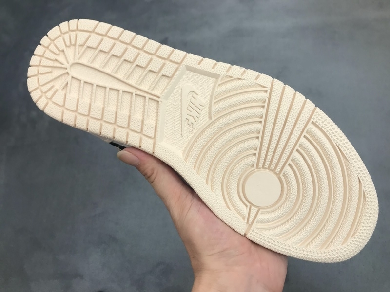 Jordan 1 Mid Barely Orange Light Violet (Mid Quality)