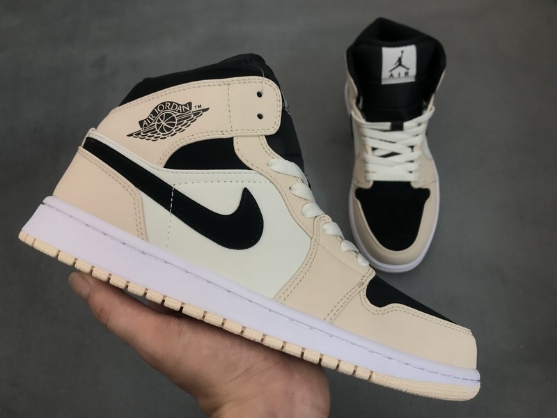 Jordan 1 Mid Barely Orange Light Violet (Mid Quality)