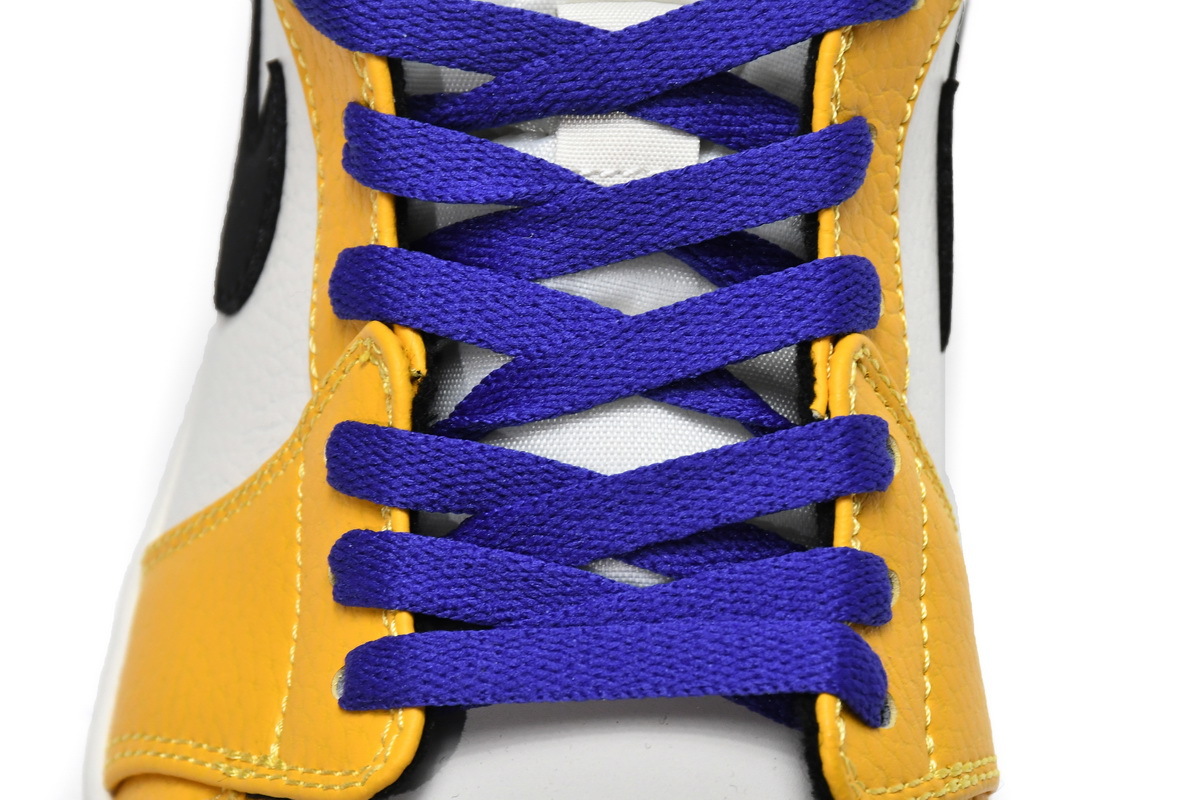 Jordan 1 Mid SE Lakers (Mid Quality)