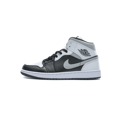 Jordan 1 Mid White Shadow (Mid Quality) 01