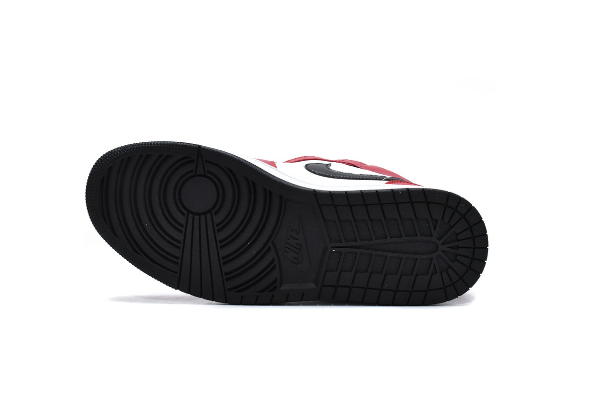 Jordan 1 Mid Chicago Toe (Mid Quality)