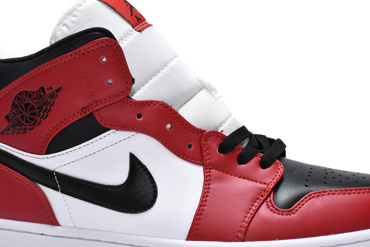 Jordan 1 Mid Chicago Toe (Mid Quality)