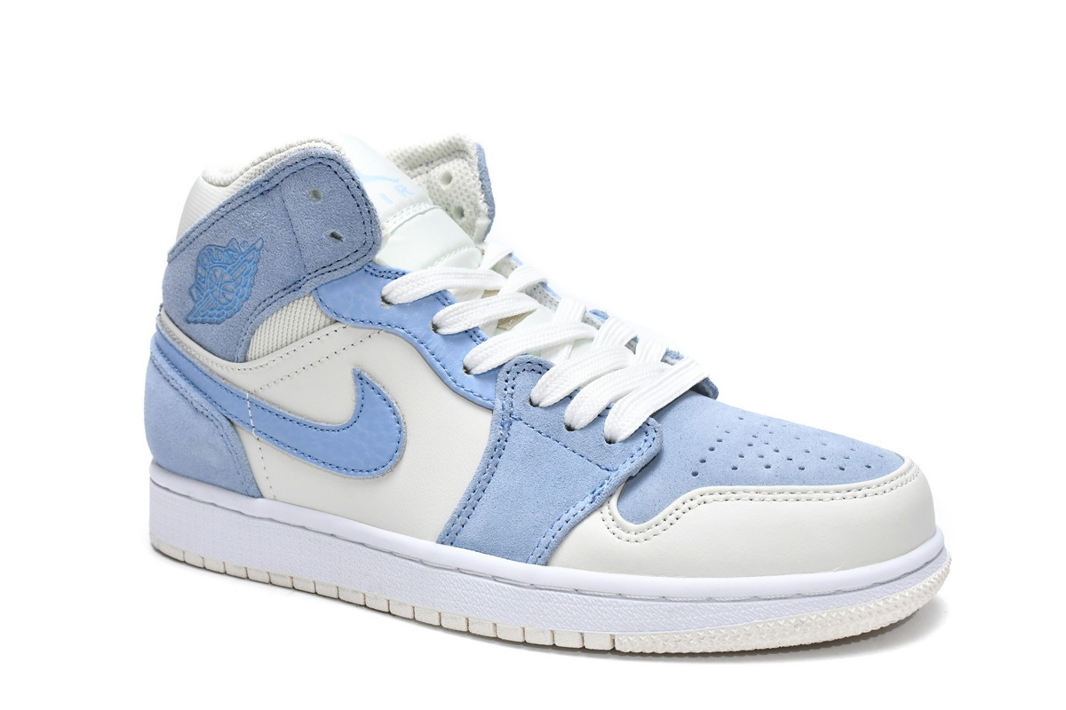 Jordan 1 Mid Mixed Textures Blue (Mid Quality)