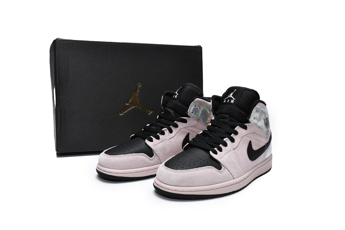 Jordan 1 Mid Dirty Powder Iridescent (Mid Quality)
