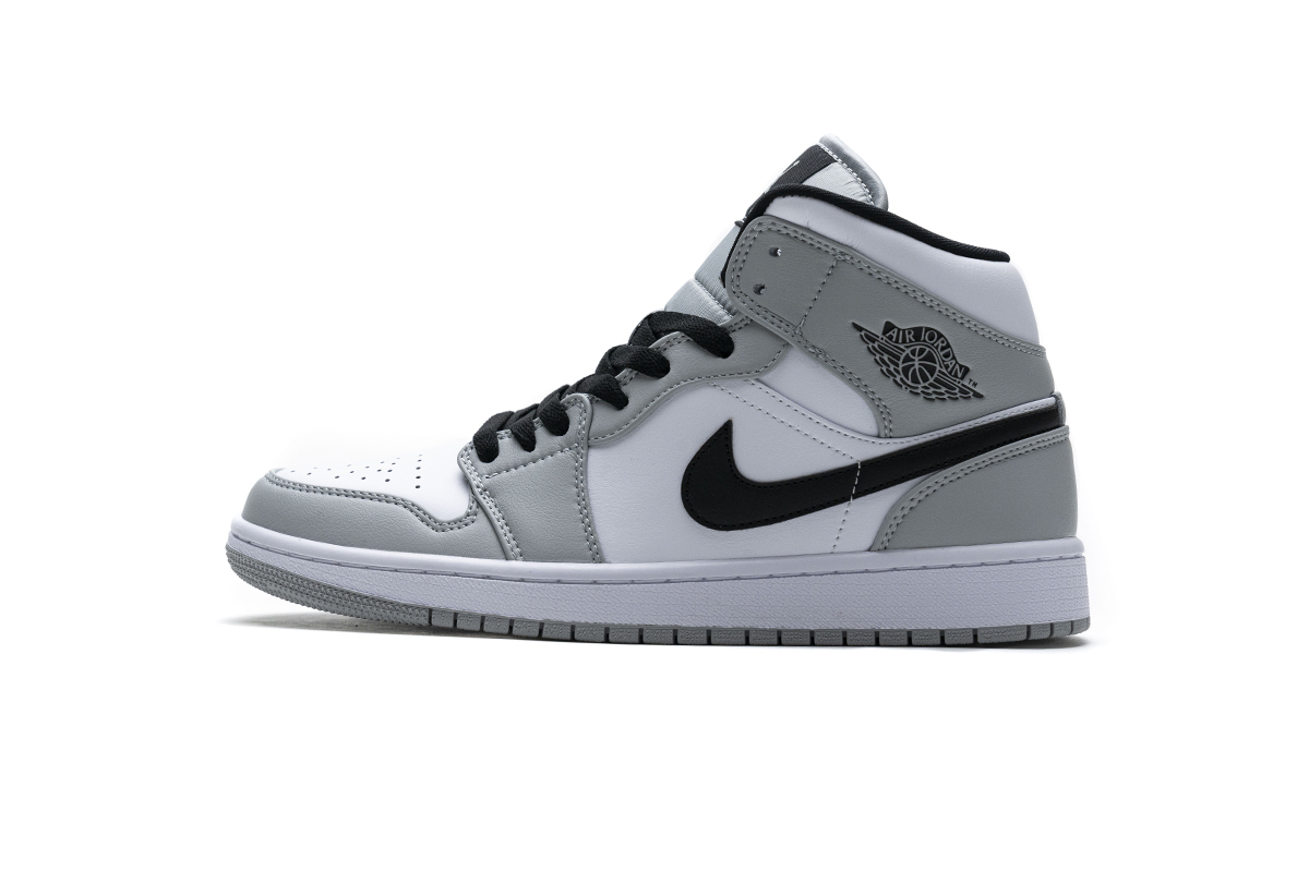 Jordan 1 Mid Light Smoke Grey (Mid Quality)