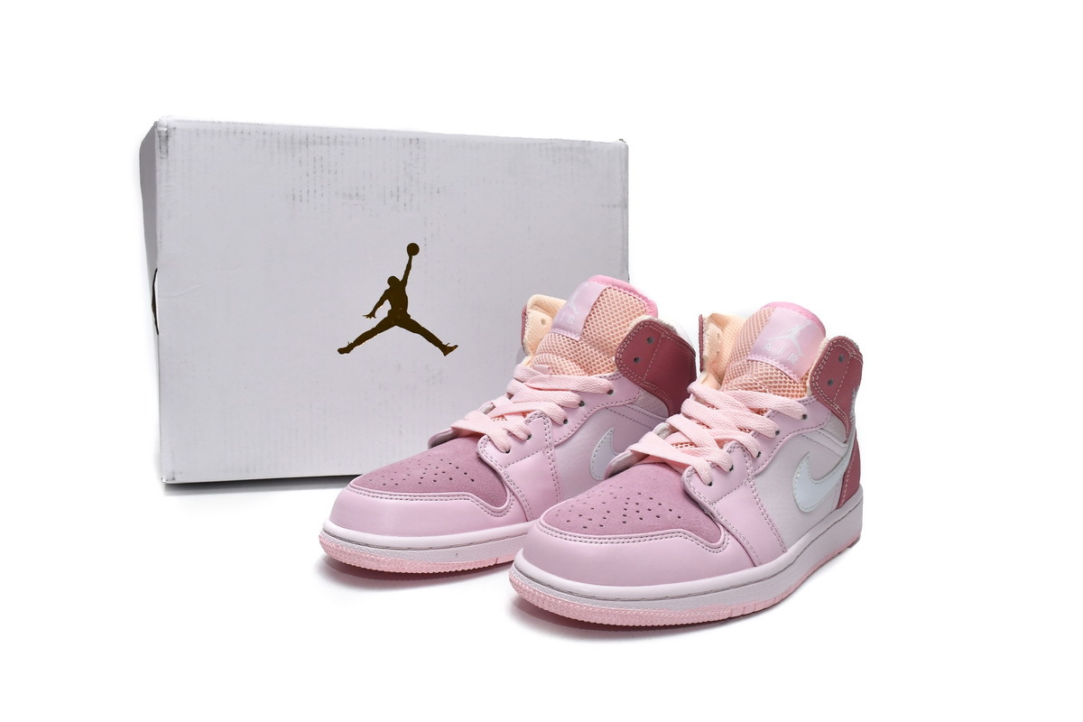 Jordan 1 Mid Digital Pink (Mid Quality)