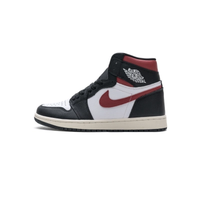 Jordan 1 Retro High Black Gym Red (Mid Quality) 01