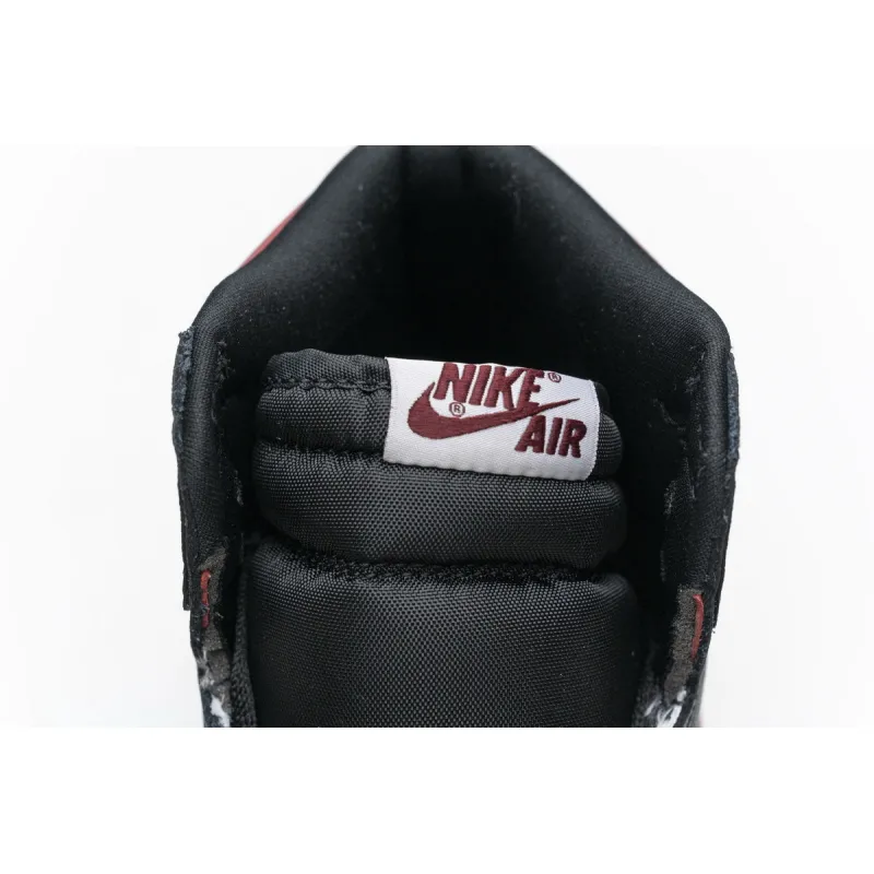 Jordan 1 Retro High Black Gym Red (Mid Quality)