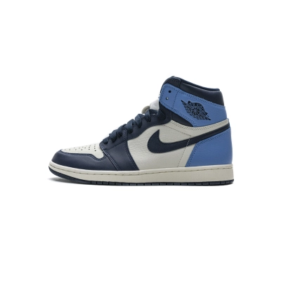 Jordan 1 Retro High Obsidian UNC (Mid Quality) 01