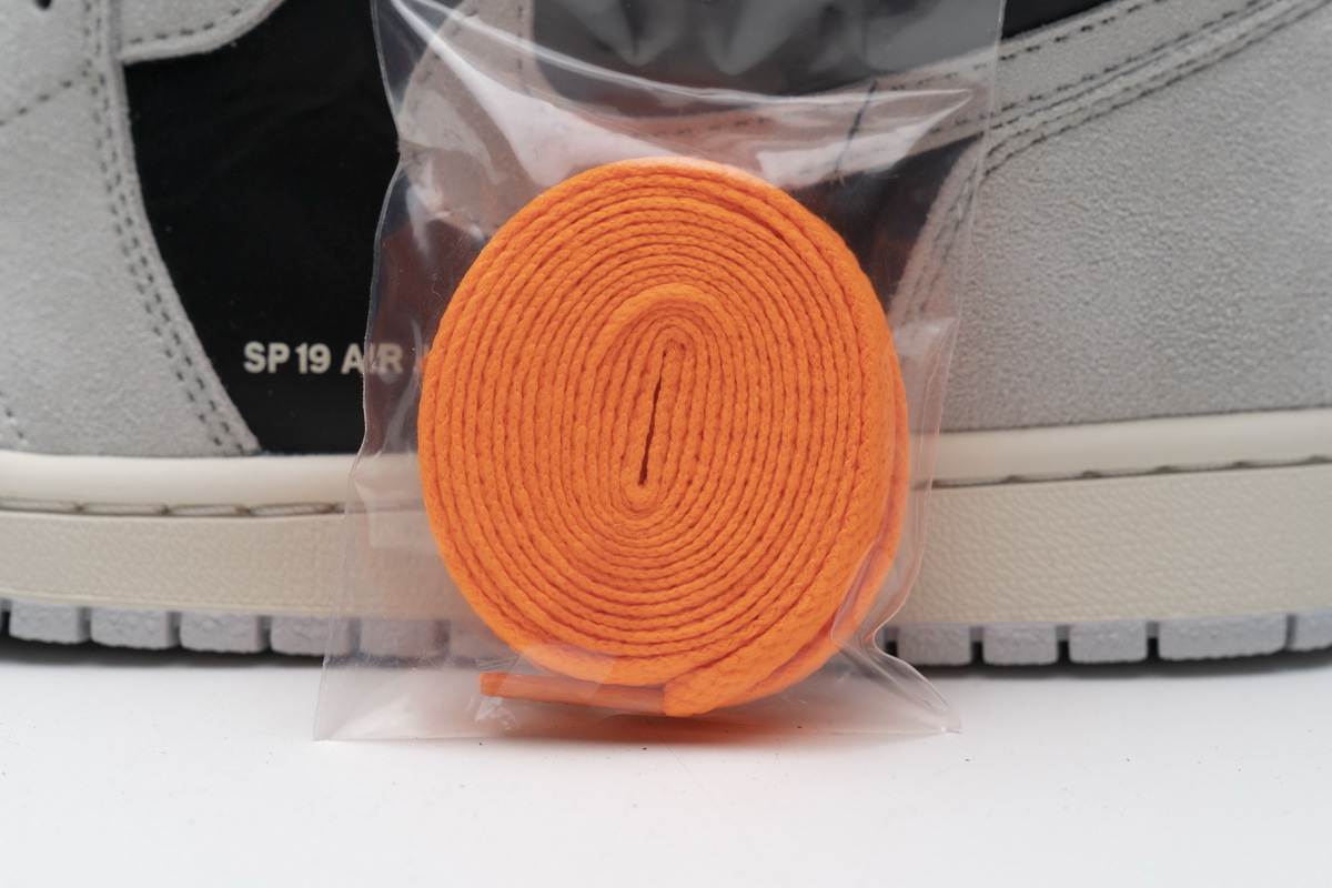 Jordan 1 Retro High Neutral Grey Hyper Crimson (Mid Quality)
