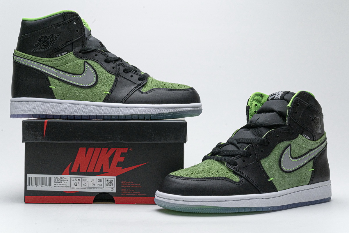 Jordan 1 Retro High Zoom Zen Green (Super Discount XP Batch)