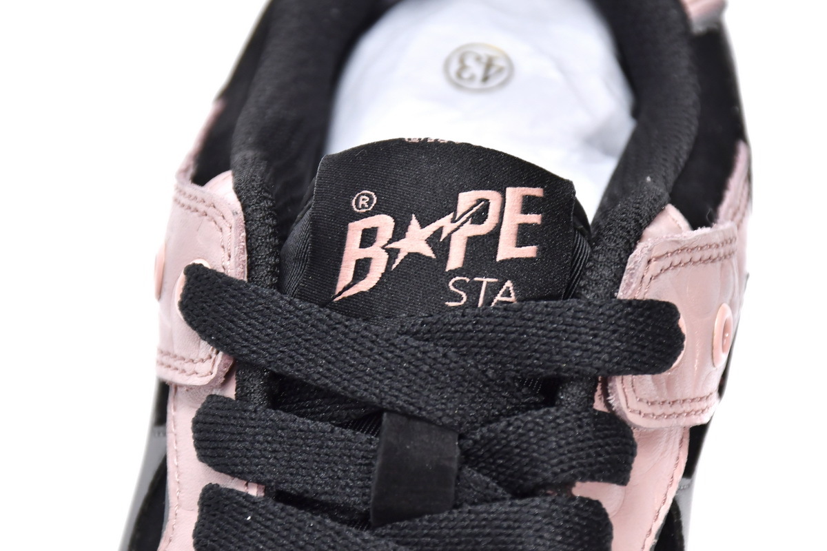A Bathing Ape Bape SK8 Sta Dirty Pink Black