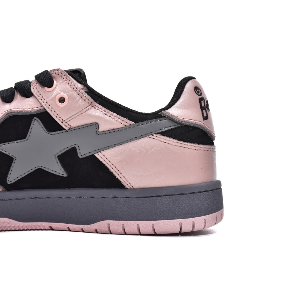 A Bathing Ape Bape SK8 Sta Dirty Pink Black