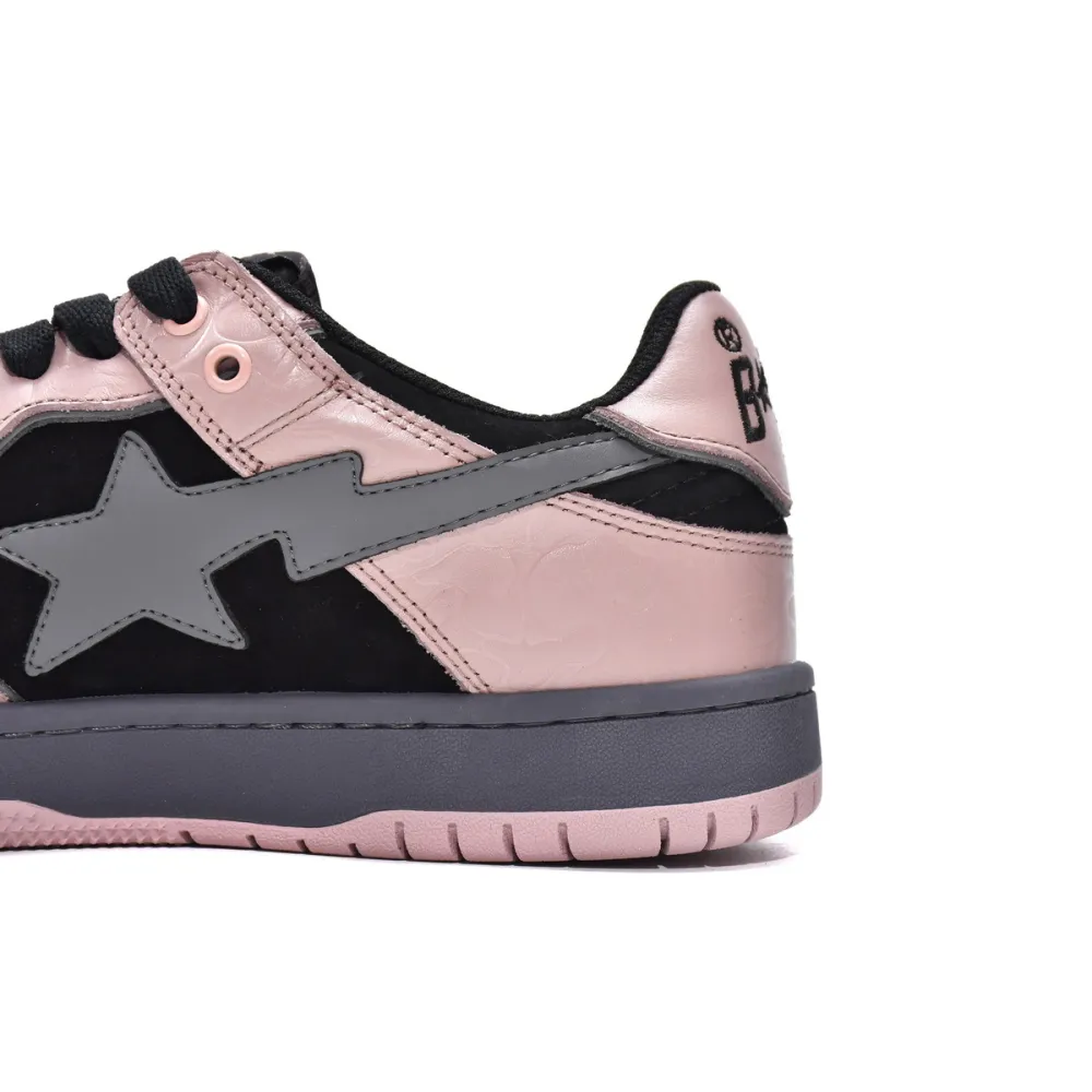A Bathing Ape Bape SK8 Sta Dirty Pink Black