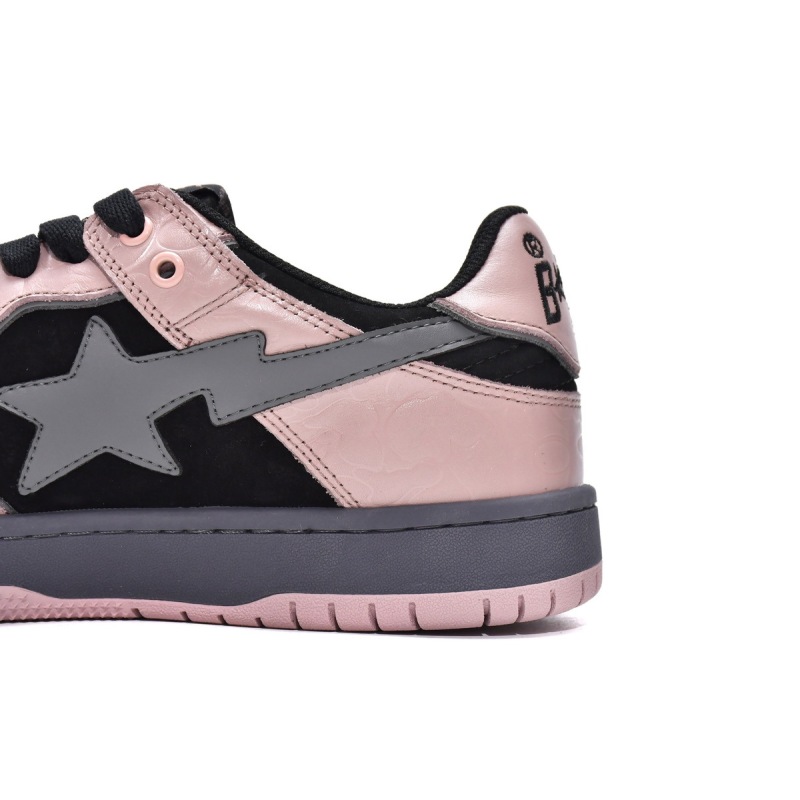 A Bathing Ape Bape SK8 Sta Dirty Pink Black