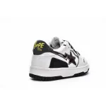 A Bathing Ape Bape SK8 Sta White Silver