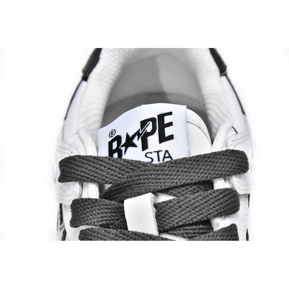 A Bathing Ape Bape SK8 Sta White Silver