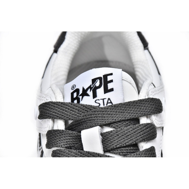 A Bathing Ape Bape SK8 Sta White Silver