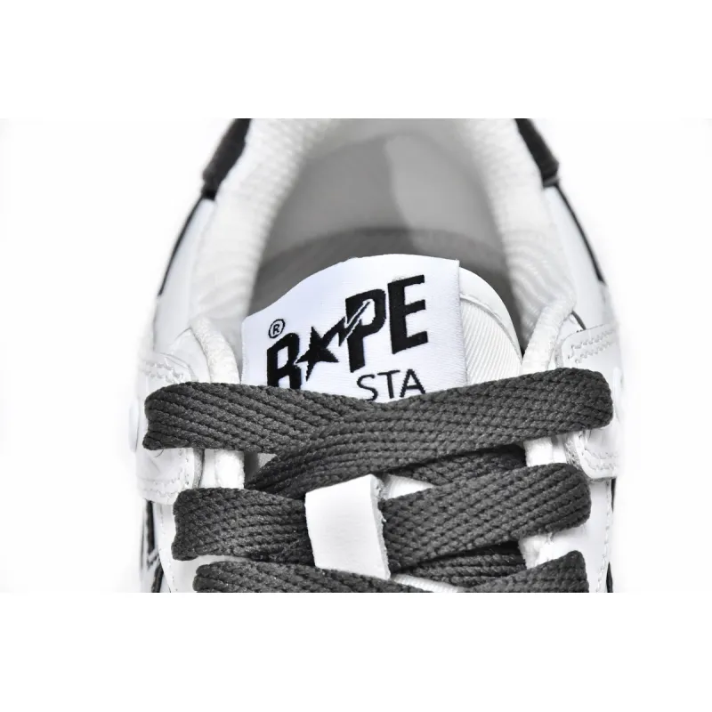 A Bathing Ape Bape SK8 Sta White Silver