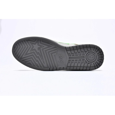 A Bathing Ape Bape SK8 Sta Grey Green 02