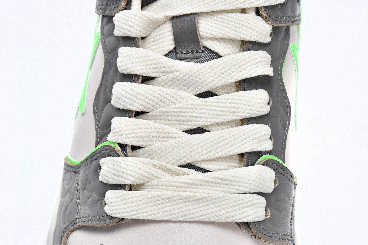 A Bathing Ape Bape SK8 Sta Grey Green