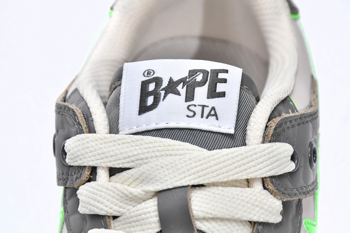 A Bathing Ape Bape SK8 Sta Grey Green