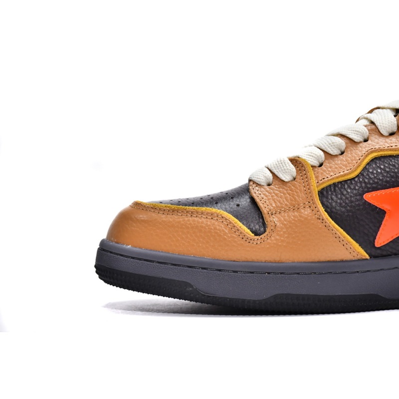 A Bathing Ape Bape SK8 Sta Brown Orange