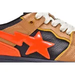 A Bathing Ape Bape SK8 Sta Brown Orange