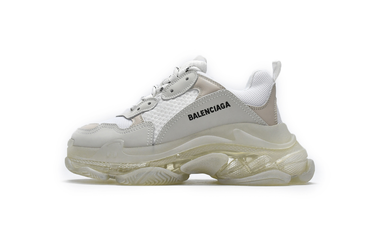 Balenciaga Triple S White Clear Sole