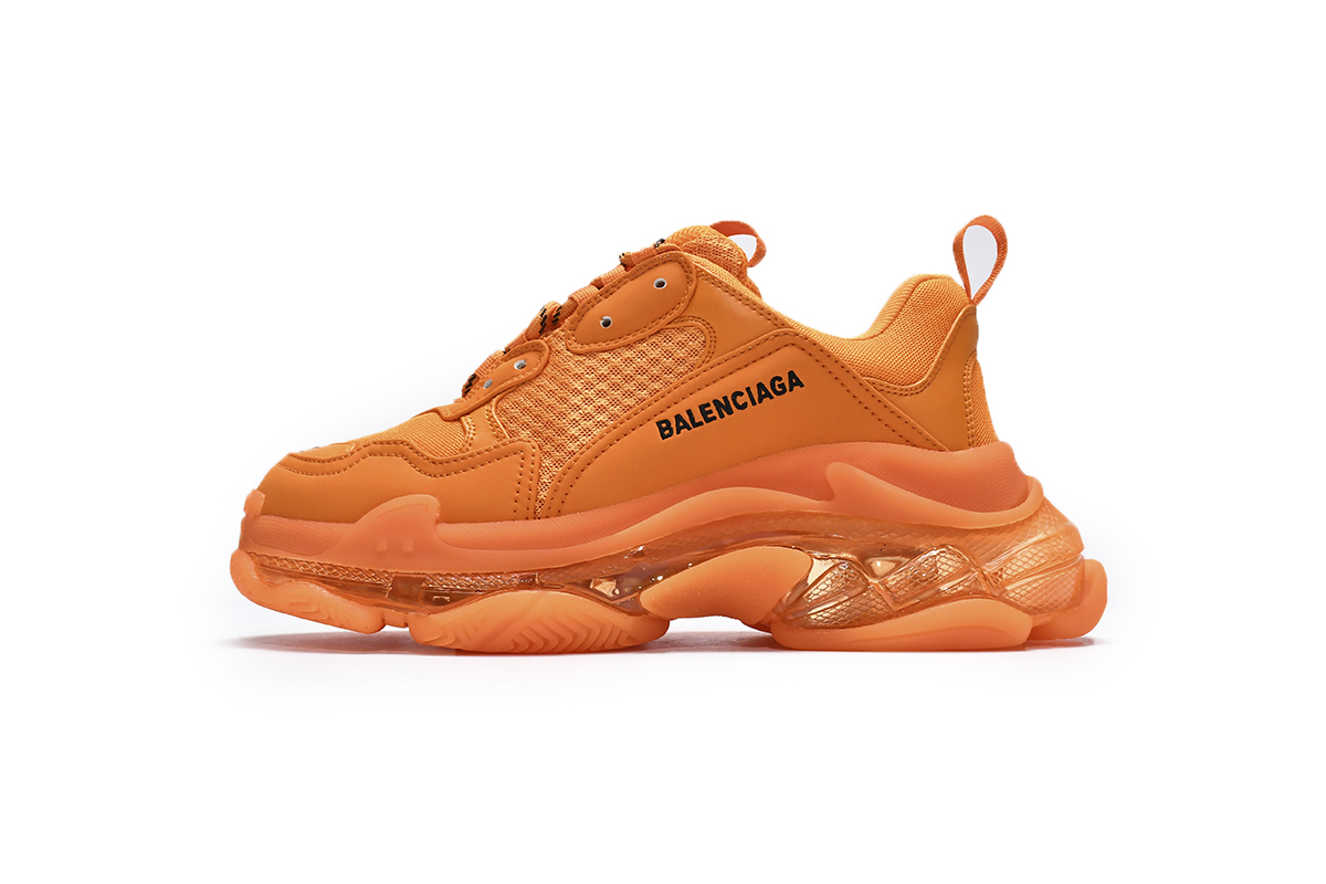 Balenciaga Triple S Clear Sole Orange