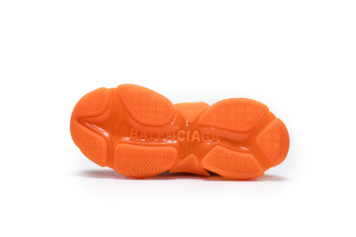 Balenciaga Triple S Clear Sole Orange