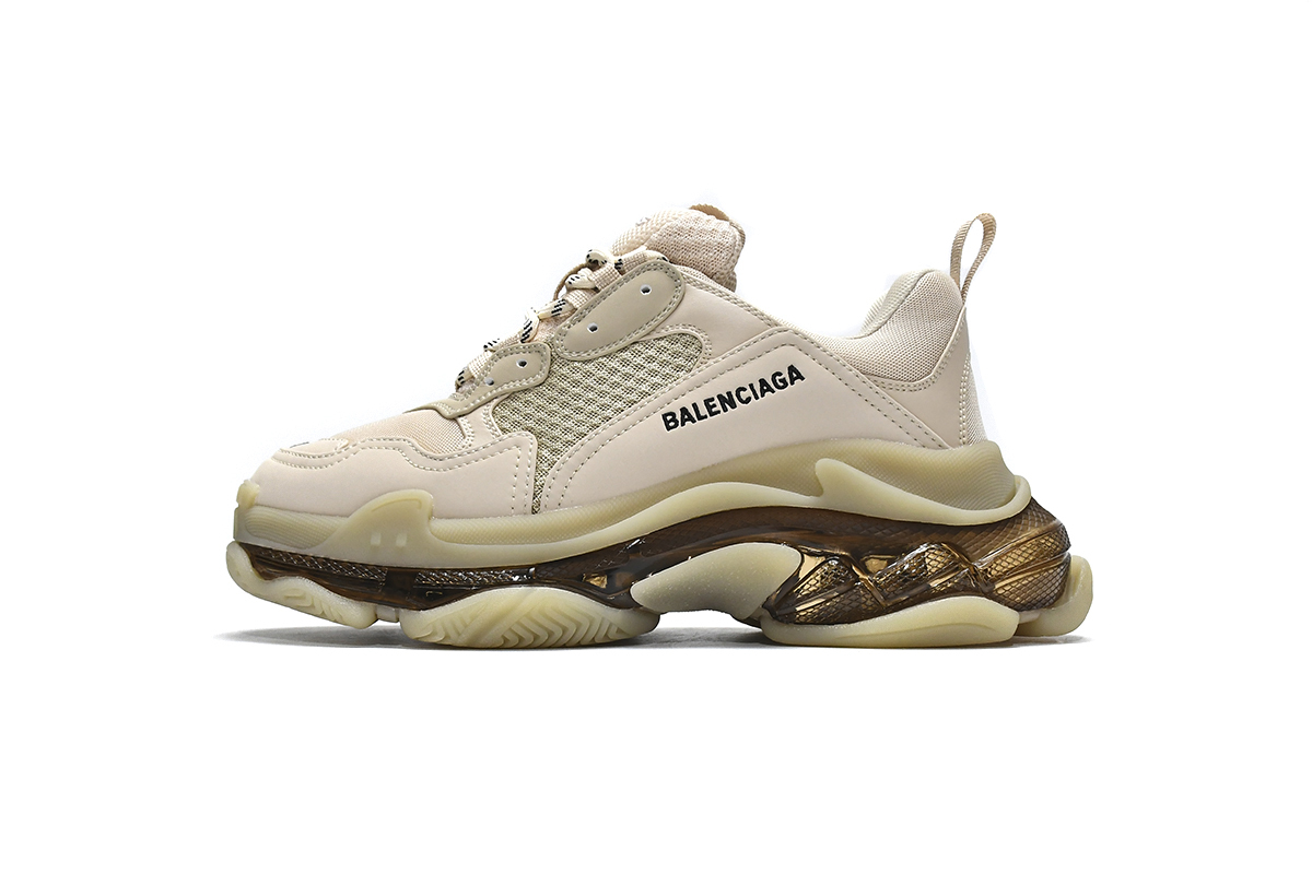 Balenciaga Triple S Clear Sole Beige