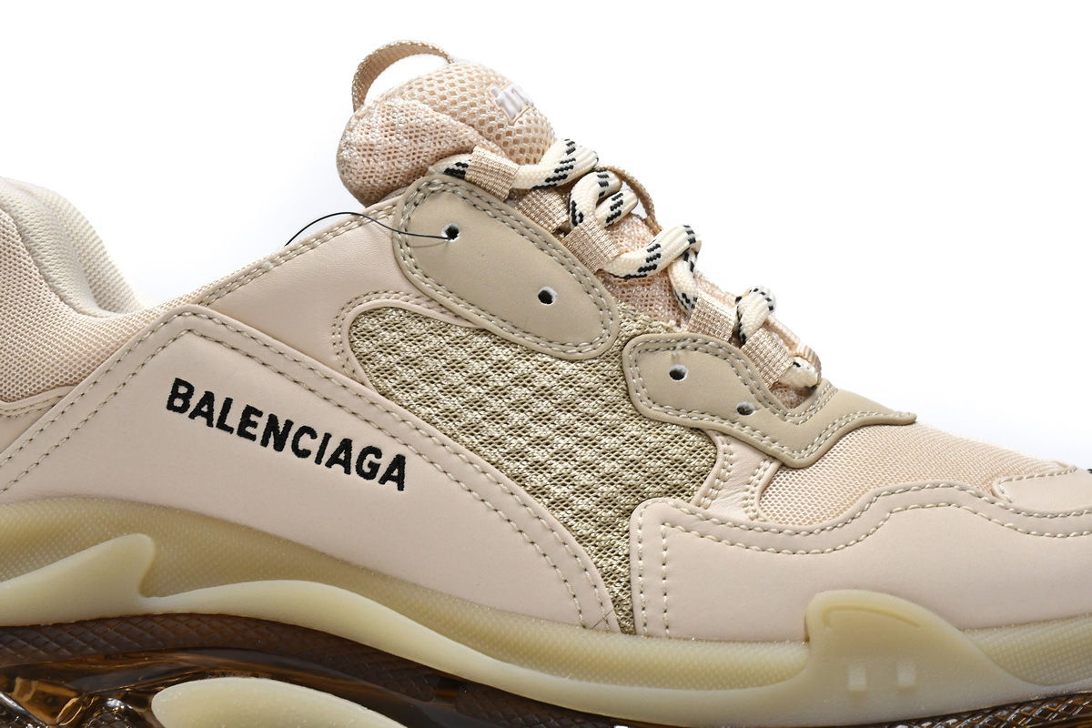 Balenciaga Triple S Clear Sole Beige