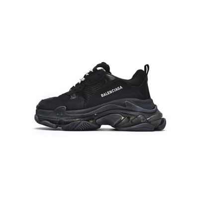 Balenciaga Triple S Clear Sole Black (2018) 01