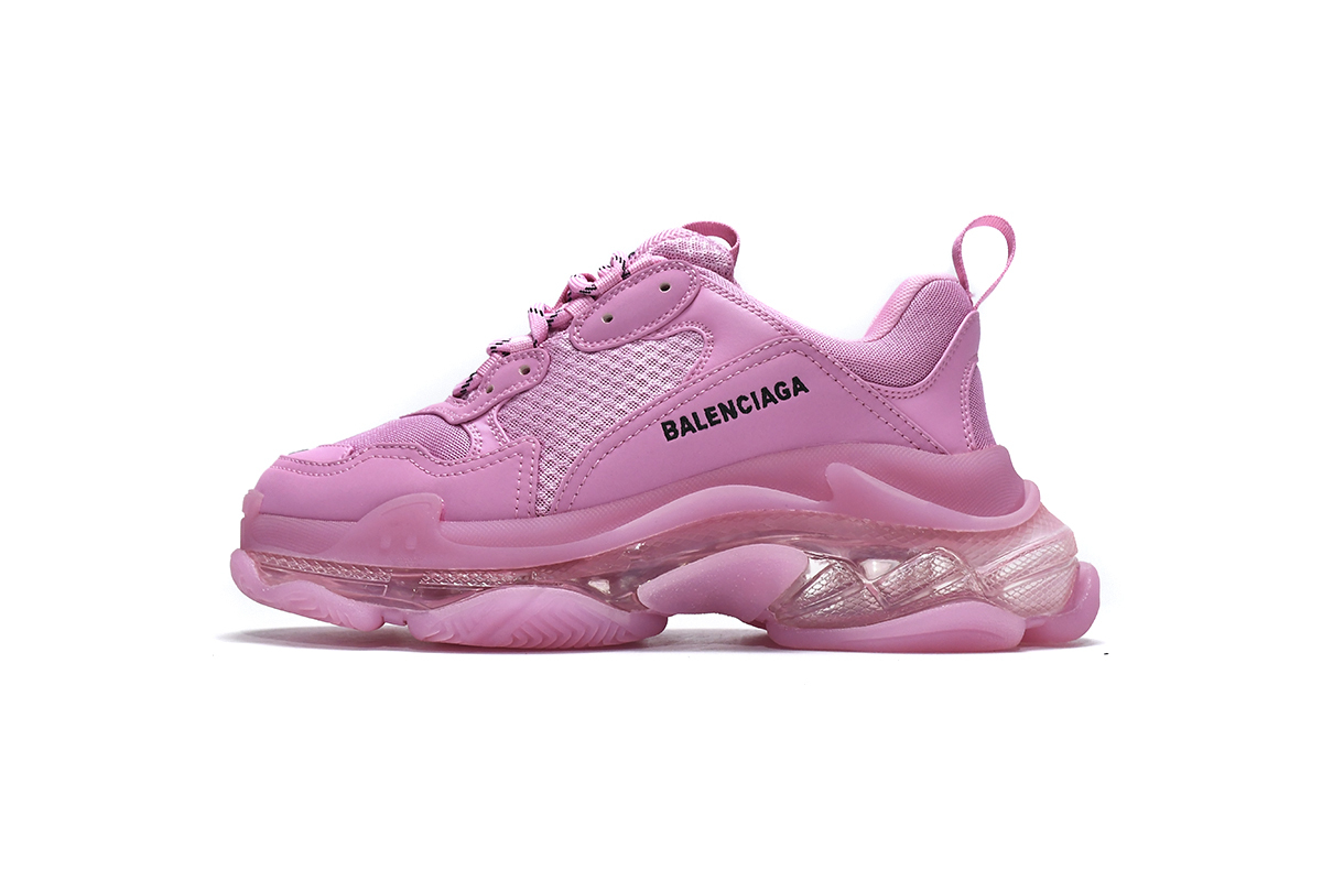Balenciaga Triple S Clear Sole Pink