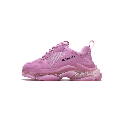 Balenciaga Triple S Clear Sole Pink 01