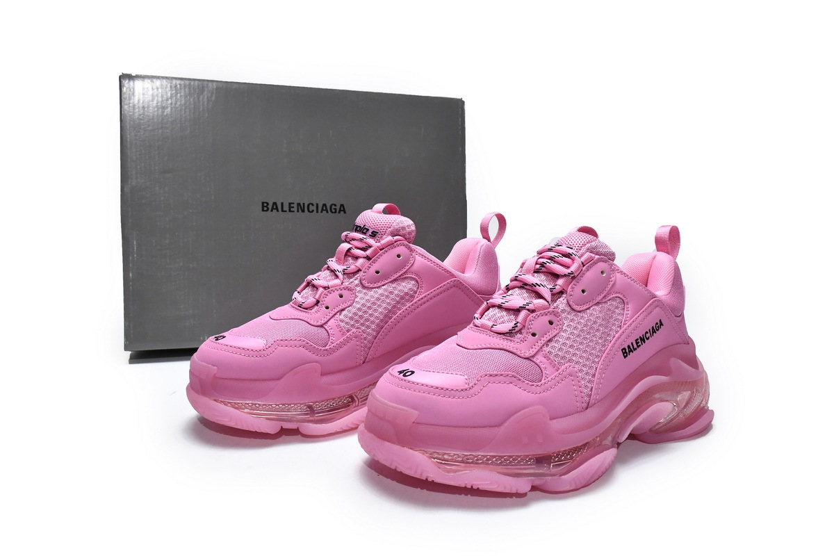 Balenciaga Triple S Clear Sole Pink