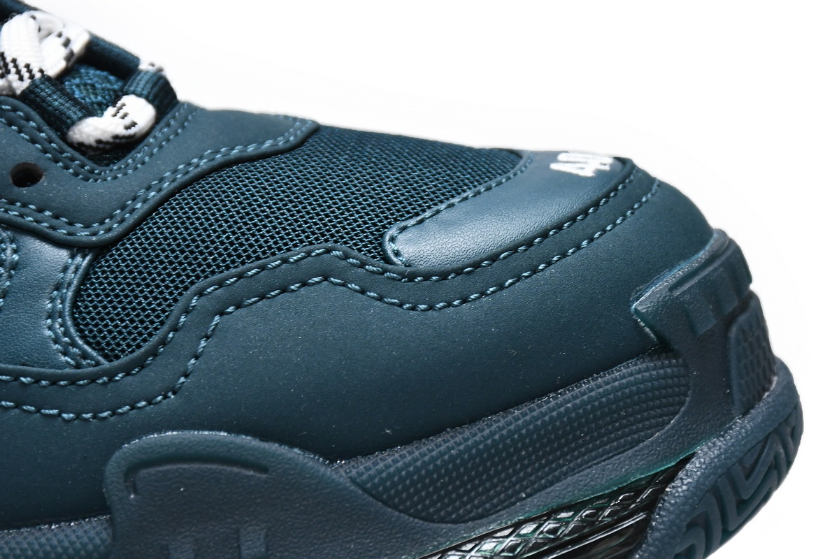 Balenciaga Triple S Clear Sole Full Dark Green