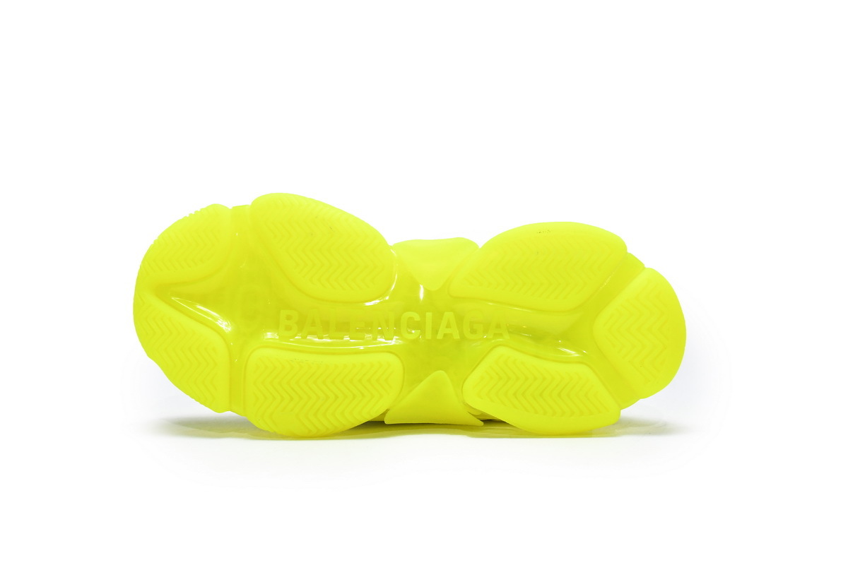 Balenciaga Triple S Clear Sole Fluo Yellow