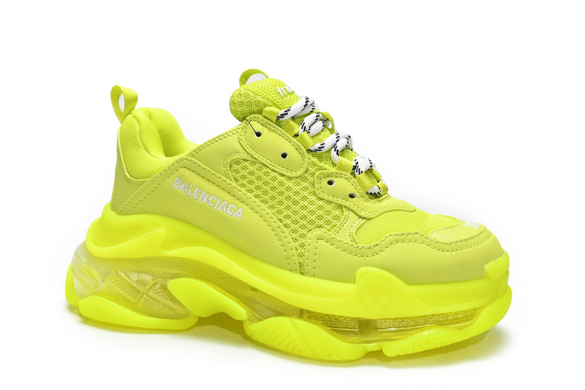 Balenciaga Triple S Clear Sole Fluo Yellow