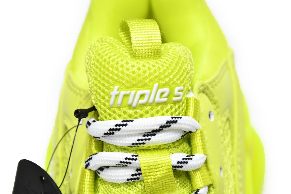 Balenciaga Triple S Clear Sole Fluo Yellow