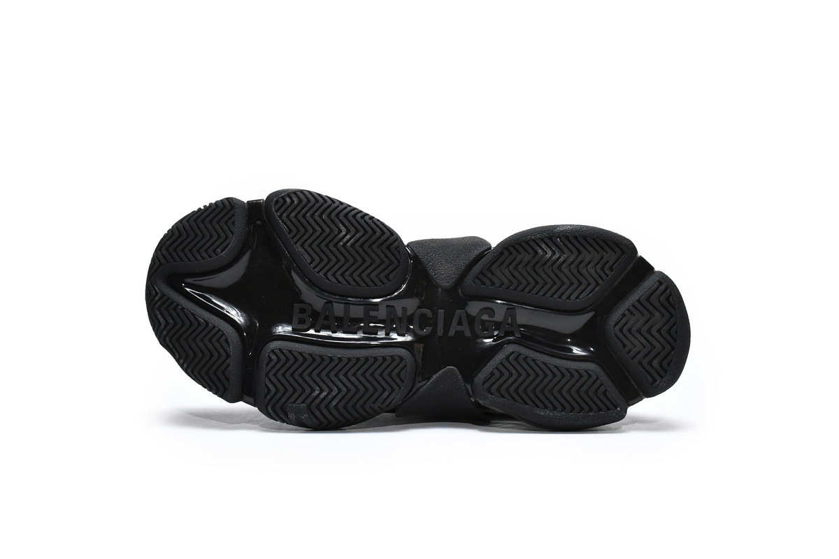 Balenciaga Triple S Clear Sole Black Ivory