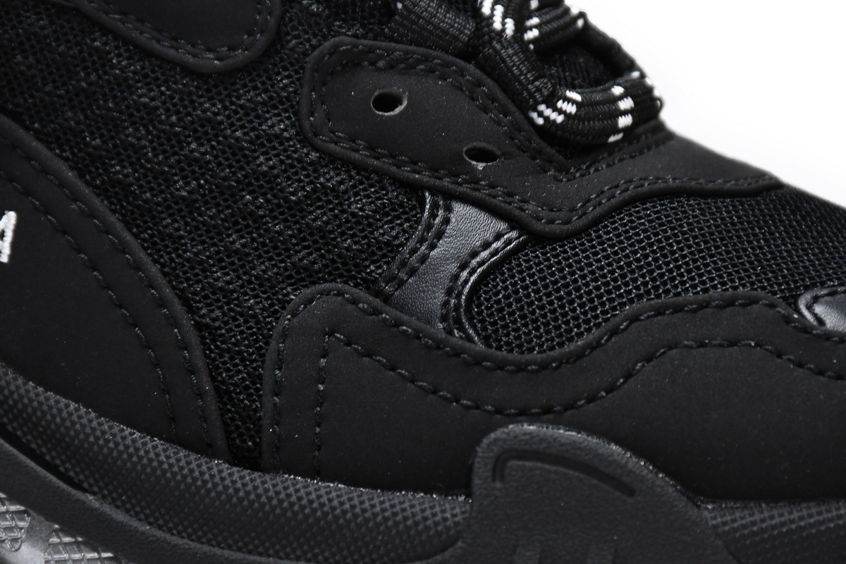 Balenciaga Triple S Clear Sole Black Ivory