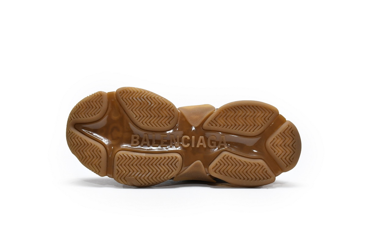 Balenciaga Triple S Clear Sole Brown
