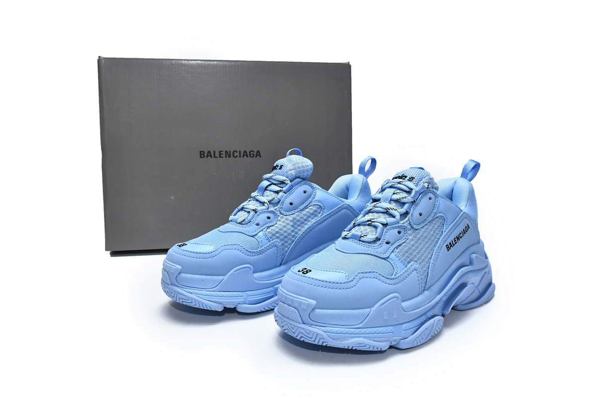 Balenciaga Triple S Light Blue