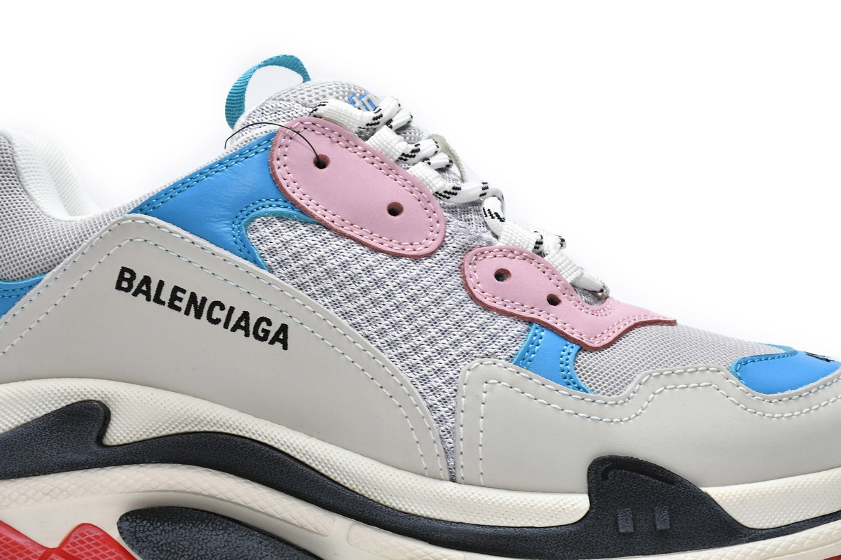 Balenciaga Triple S White Blue